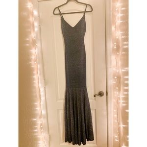 Dark Navy Blue Sparkle Dress